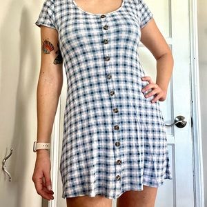 Vintage 90s Plaid Dress